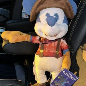 Mickey Mouse The Main Attraction Big Thunder Mountain Plush Disney World NWT